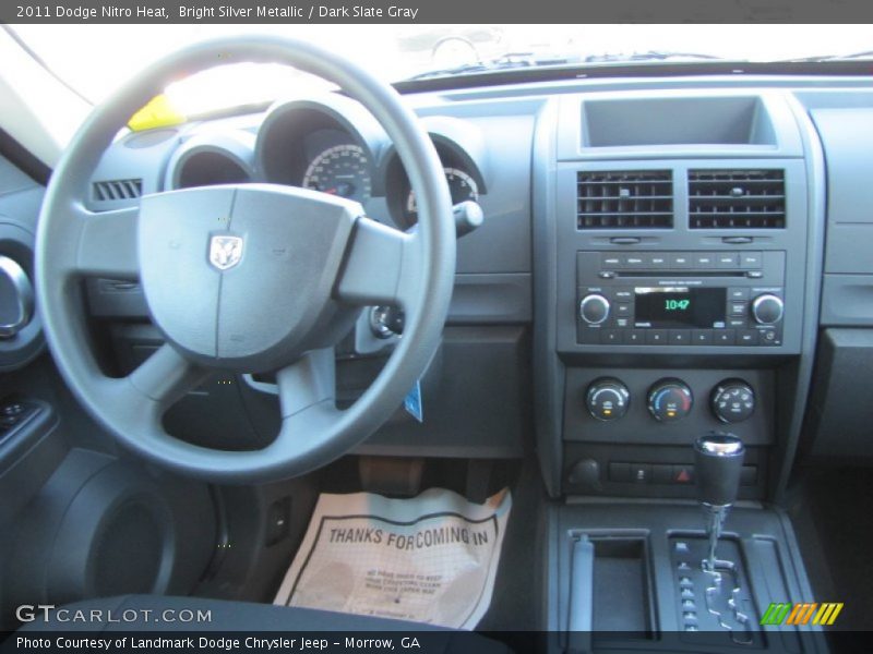 Bright Silver Metallic / Dark Slate Gray 2011 Dodge Nitro Heat