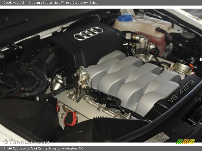 Ibis White / Cardamom Beige 2008 Audi A6 4.2 quattro Sedan