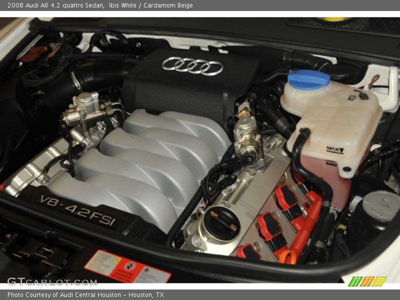 Ibis White / Cardamom Beige 2008 Audi A6 4.2 quattro Sedan