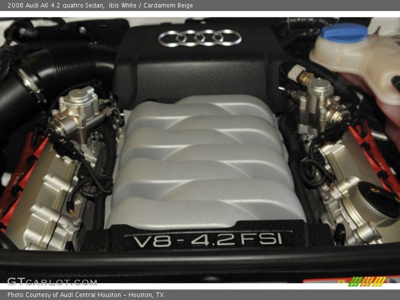 Ibis White / Cardamom Beige 2008 Audi A6 4.2 quattro Sedan