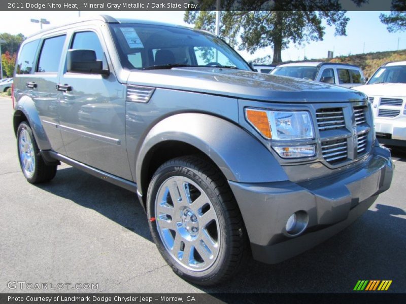 Mineral Gray Metallic / Dark Slate Gray 2011 Dodge Nitro Heat