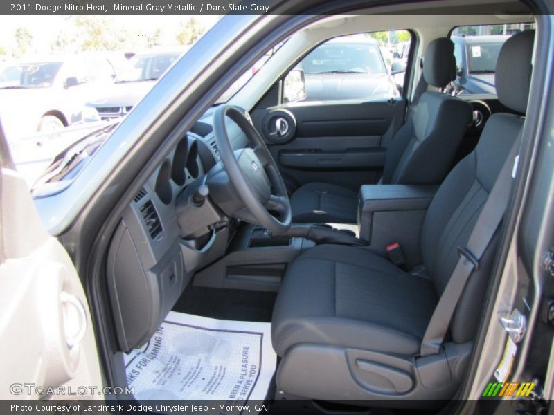 Mineral Gray Metallic / Dark Slate Gray 2011 Dodge Nitro Heat