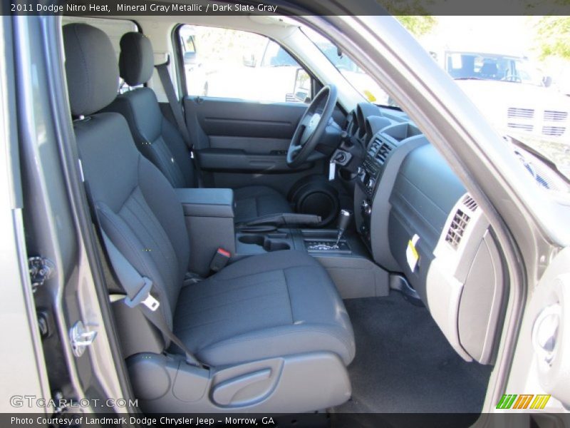 Mineral Gray Metallic / Dark Slate Gray 2011 Dodge Nitro Heat