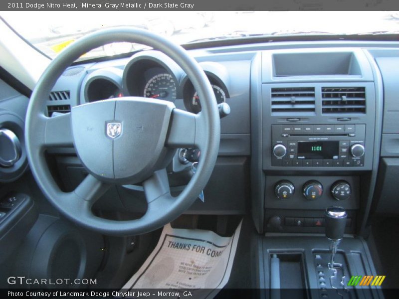 Mineral Gray Metallic / Dark Slate Gray 2011 Dodge Nitro Heat