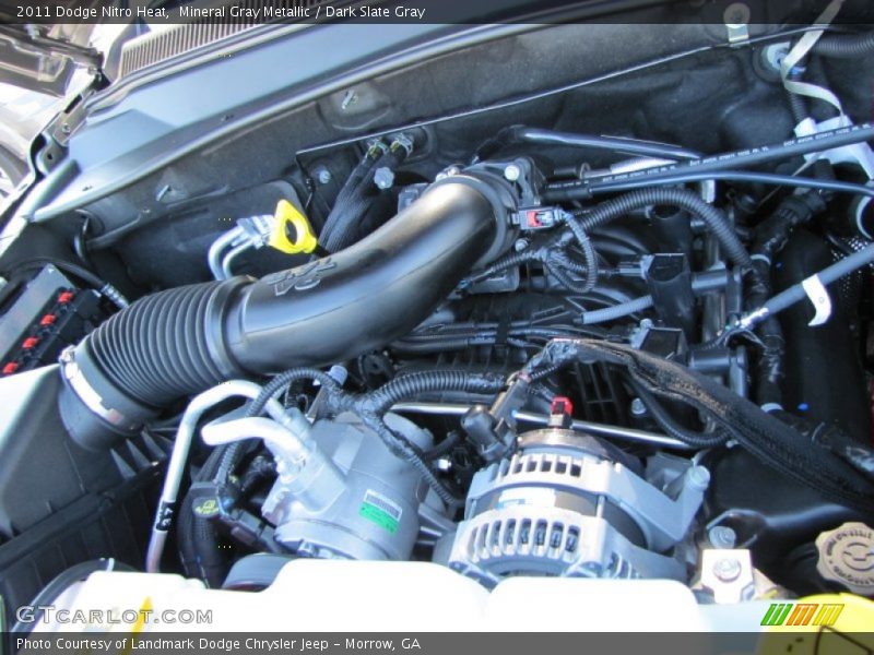 Mineral Gray Metallic / Dark Slate Gray 2011 Dodge Nitro Heat