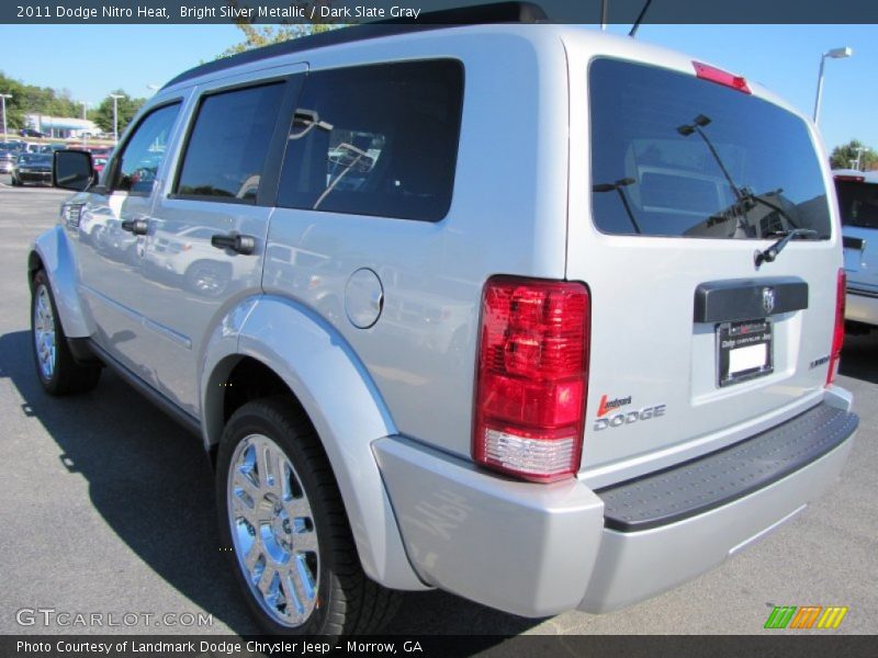 Bright Silver Metallic / Dark Slate Gray 2011 Dodge Nitro Heat