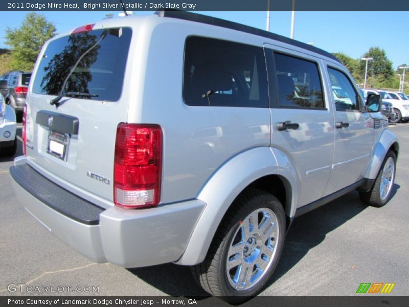 Bright Silver Metallic / Dark Slate Gray 2011 Dodge Nitro Heat