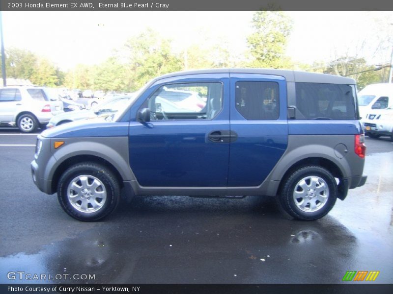 Eternal Blue Pearl / Gray 2003 Honda Element EX AWD