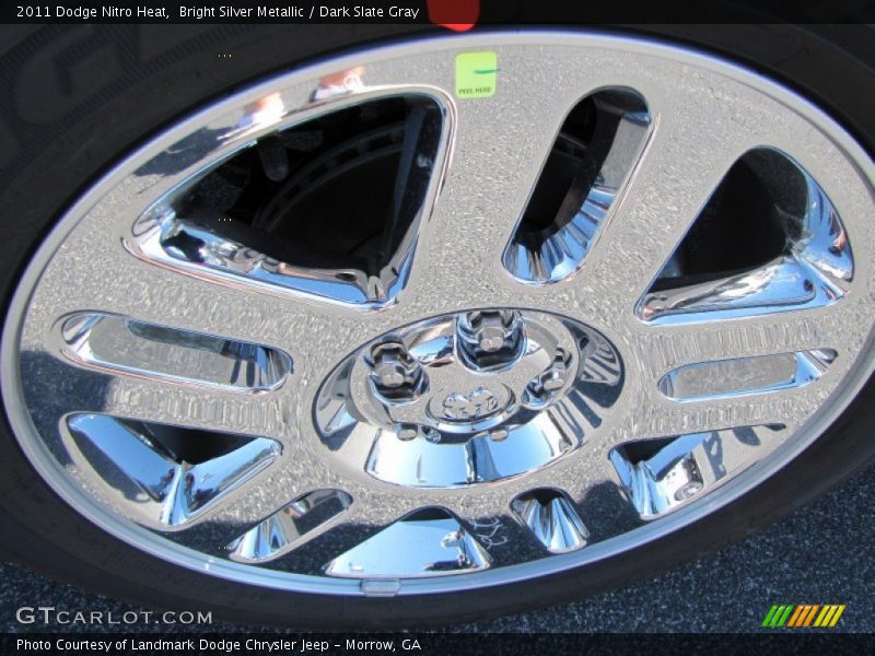 Bright Silver Metallic / Dark Slate Gray 2011 Dodge Nitro Heat
