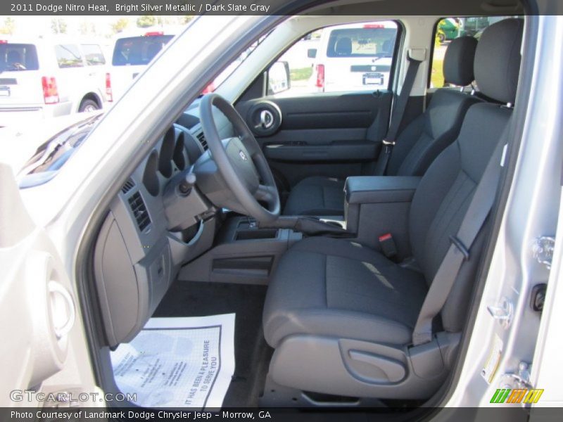 Bright Silver Metallic / Dark Slate Gray 2011 Dodge Nitro Heat