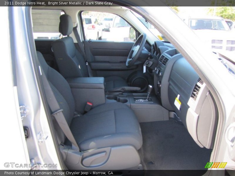 Bright Silver Metallic / Dark Slate Gray 2011 Dodge Nitro Heat
