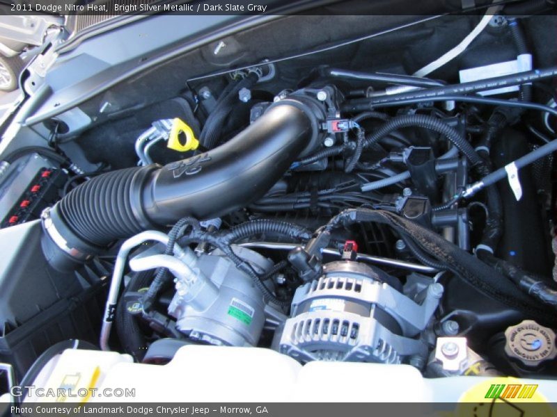 Bright Silver Metallic / Dark Slate Gray 2011 Dodge Nitro Heat