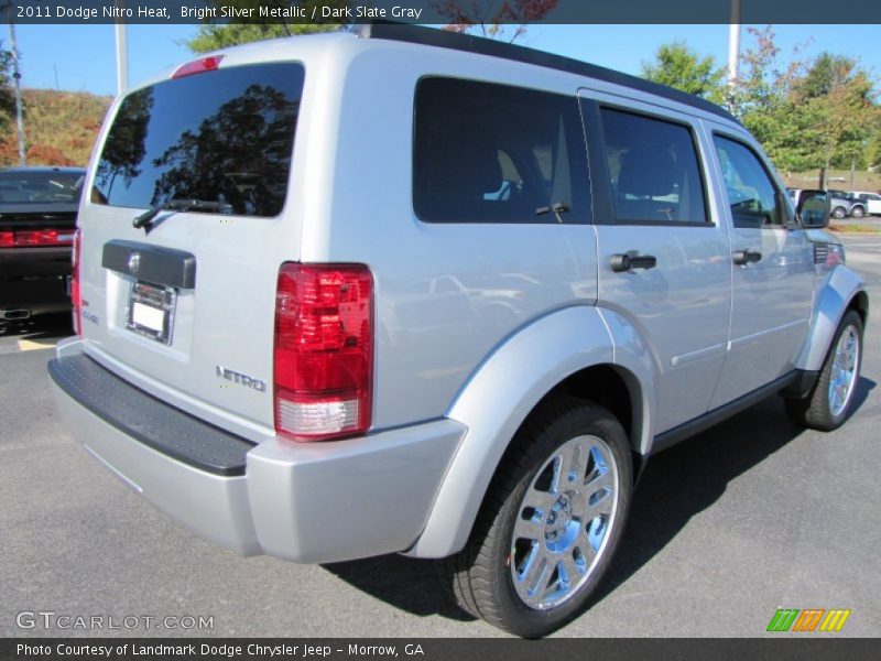 Bright Silver Metallic / Dark Slate Gray 2011 Dodge Nitro Heat