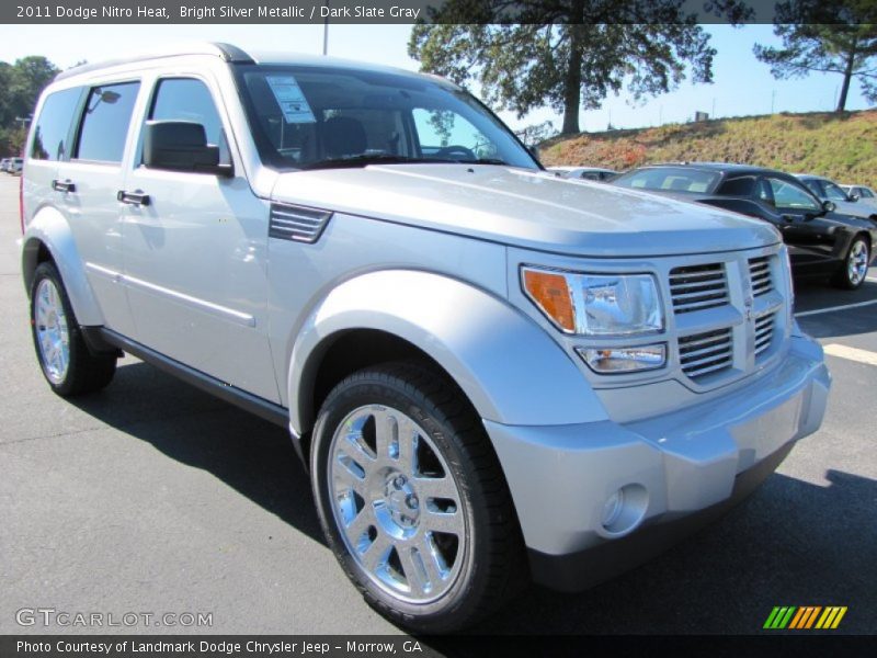 Bright Silver Metallic / Dark Slate Gray 2011 Dodge Nitro Heat