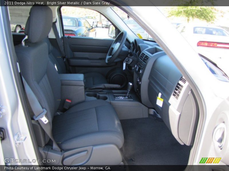 Bright Silver Metallic / Dark Slate Gray 2011 Dodge Nitro Heat