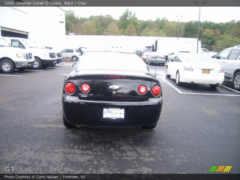 Black / Gray 2006 Chevrolet Cobalt LS Coupe