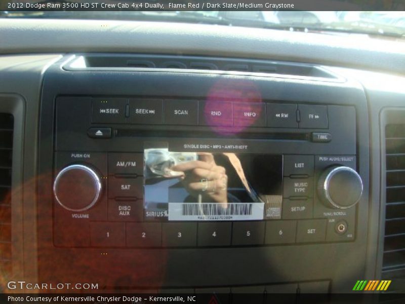 Flame Red / Dark Slate/Medium Graystone 2012 Dodge Ram 3500 HD ST Crew Cab 4x4 Dually