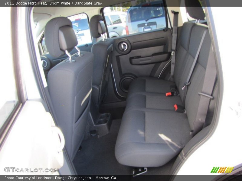 Bright White / Dark Slate Gray 2011 Dodge Nitro Heat