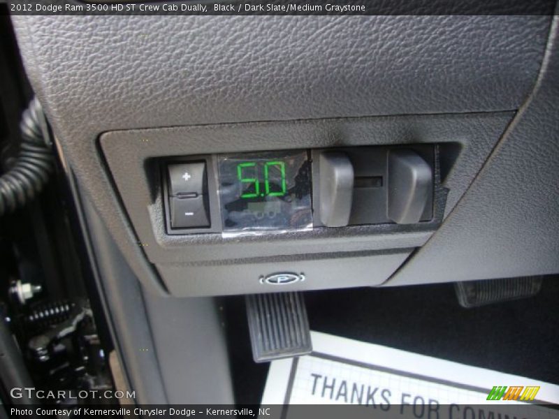 Black / Dark Slate/Medium Graystone 2012 Dodge Ram 3500 HD ST Crew Cab Dually
