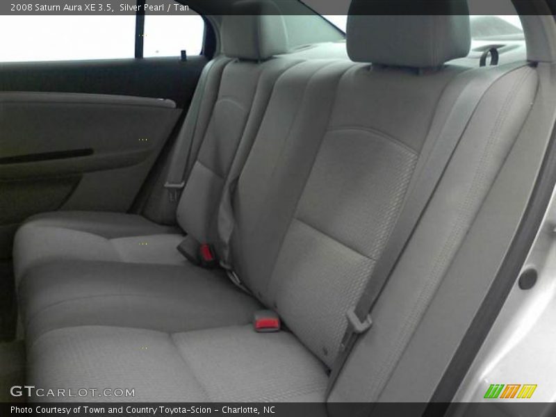 Silver Pearl / Tan 2008 Saturn Aura XE 3.5