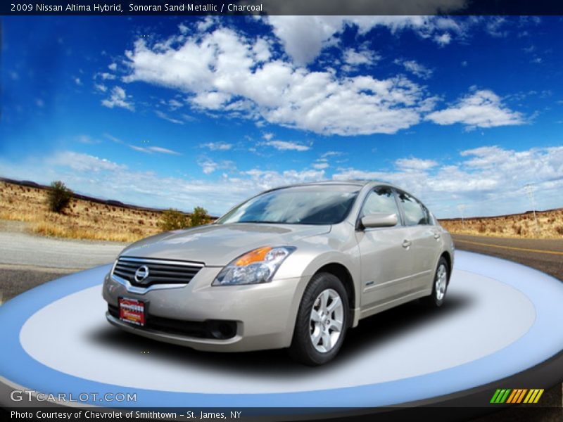 Sonoran Sand Metallic / Charcoal 2009 Nissan Altima Hybrid