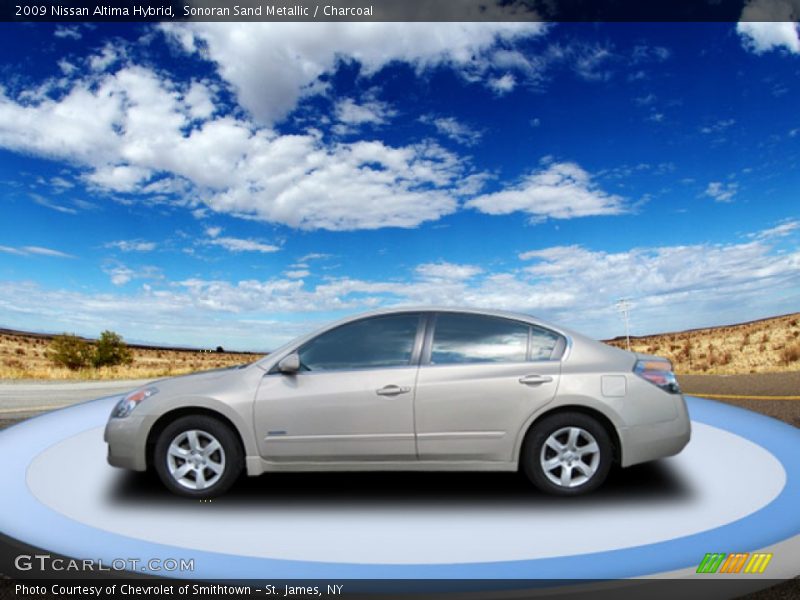 Sonoran Sand Metallic / Charcoal 2009 Nissan Altima Hybrid