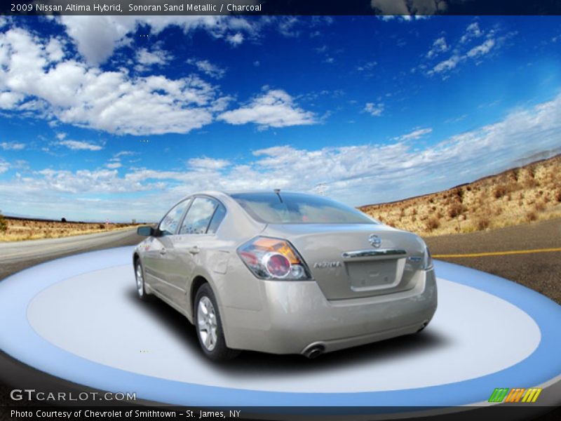 Sonoran Sand Metallic / Charcoal 2009 Nissan Altima Hybrid