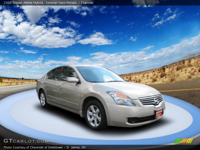 Sonoran Sand Metallic / Charcoal 2009 Nissan Altima Hybrid