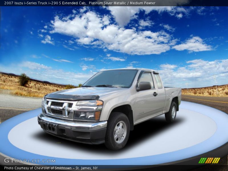 Platinum Silver Metallic / Medium Pewter 2007 Isuzu i-Series Truck i-290 S Extended Cab