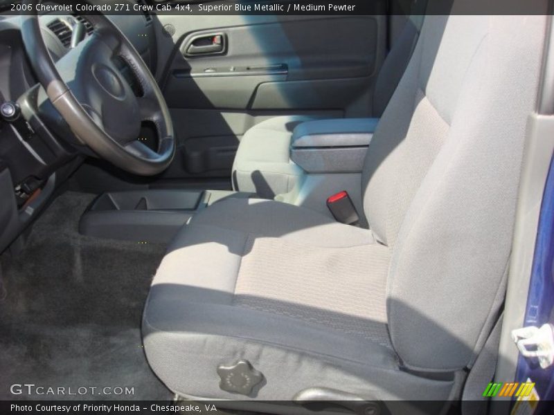 Superior Blue Metallic / Medium Pewter 2006 Chevrolet Colorado Z71 Crew Cab 4x4