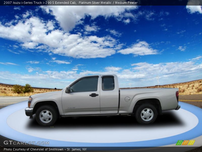 Platinum Silver Metallic / Medium Pewter 2007 Isuzu i-Series Truck i-290 S Extended Cab