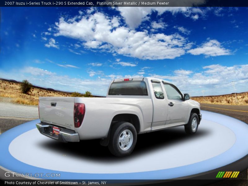 Platinum Silver Metallic / Medium Pewter 2007 Isuzu i-Series Truck i-290 S Extended Cab