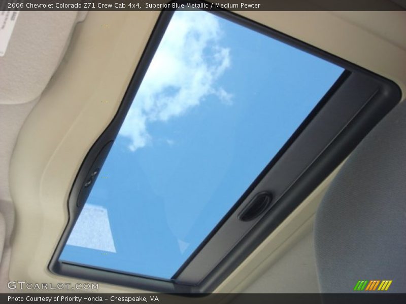 Superior Blue Metallic / Medium Pewter 2006 Chevrolet Colorado Z71 Crew Cab 4x4