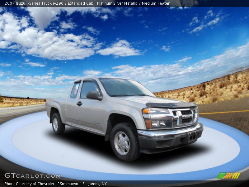 Platinum Silver Metallic / Medium Pewter 2007 Isuzu i-Series Truck i-290 S Extended Cab