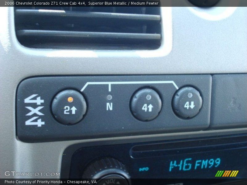 Superior Blue Metallic / Medium Pewter 2006 Chevrolet Colorado Z71 Crew Cab 4x4