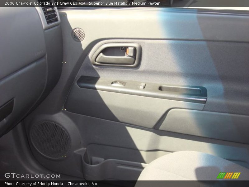 Superior Blue Metallic / Medium Pewter 2006 Chevrolet Colorado Z71 Crew Cab 4x4