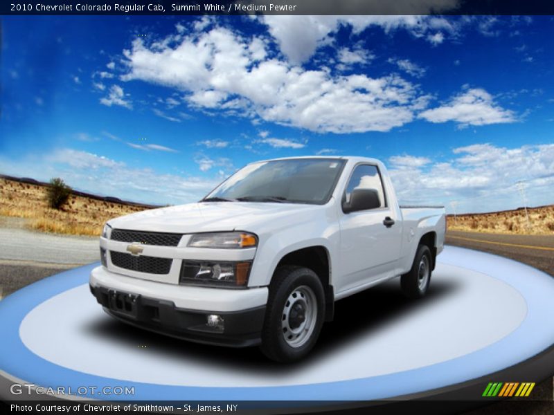 Summit White / Medium Pewter 2010 Chevrolet Colorado Regular Cab