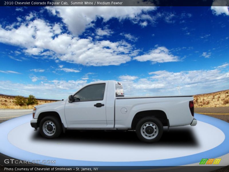 Summit White / Medium Pewter 2010 Chevrolet Colorado Regular Cab