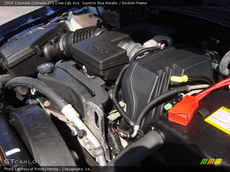 Superior Blue Metallic / Medium Pewter 2006 Chevrolet Colorado Z71 Crew Cab 4x4