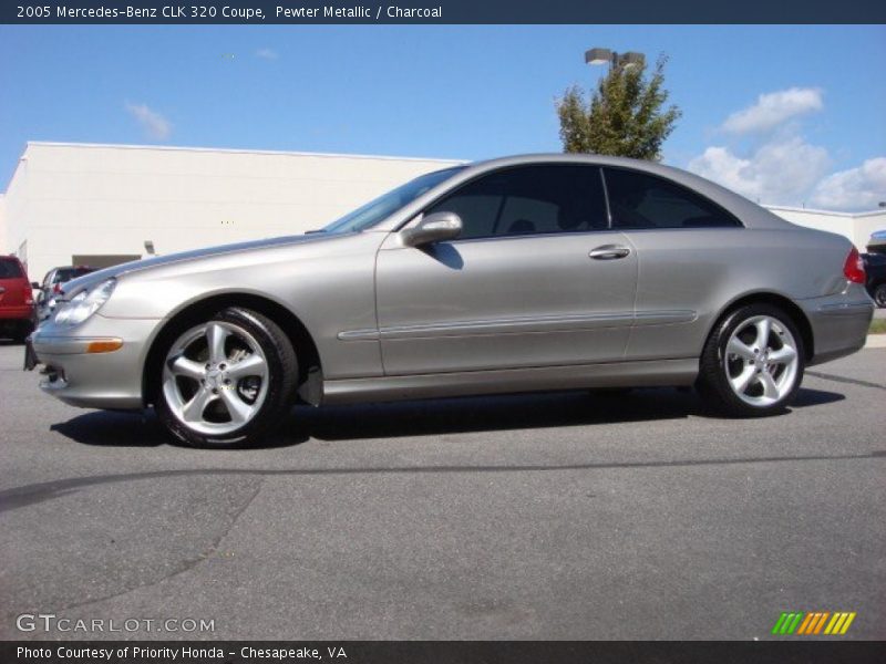 Pewter Metallic / Charcoal 2005 Mercedes-Benz CLK 320 Coupe