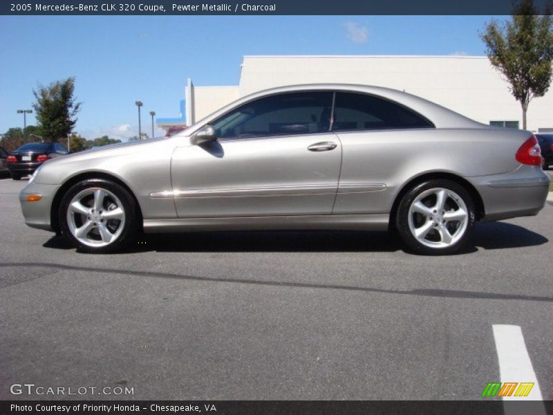 Pewter Metallic / Charcoal 2005 Mercedes-Benz CLK 320 Coupe