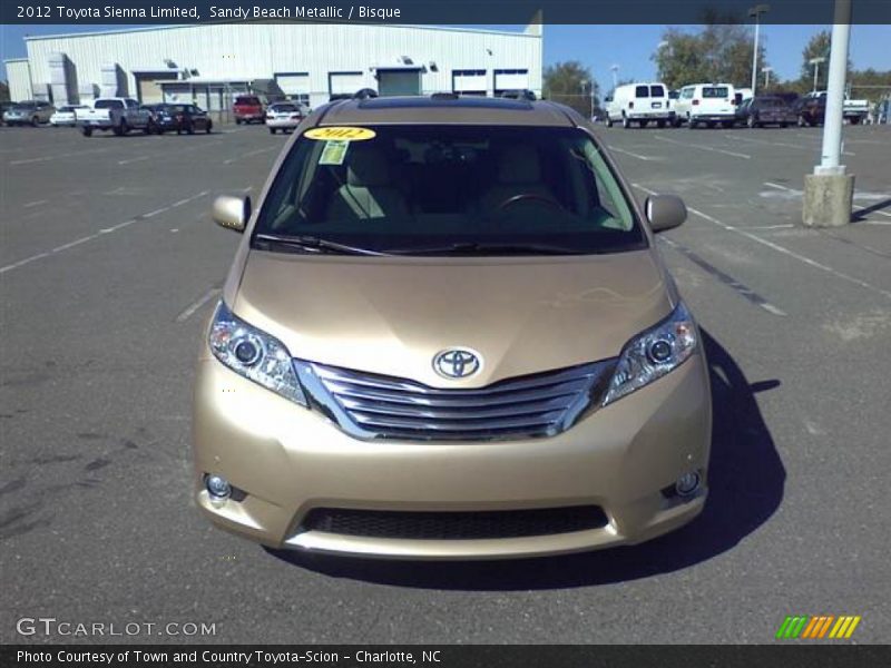 Sandy Beach Metallic / Bisque 2012 Toyota Sienna Limited