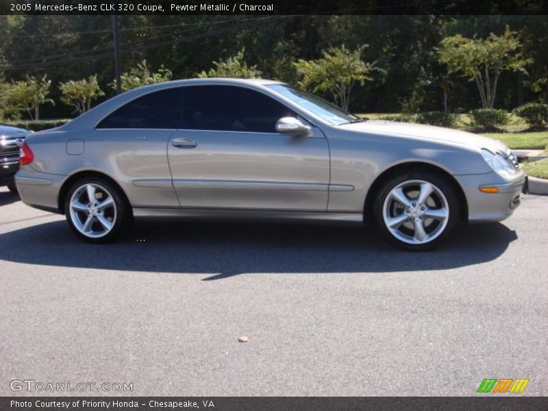 Pewter Metallic / Charcoal 2005 Mercedes-Benz CLK 320 Coupe