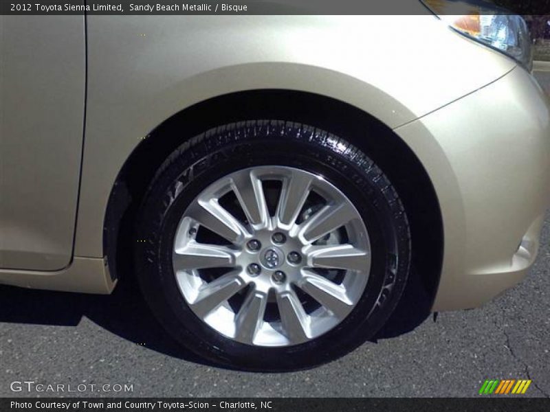 Sandy Beach Metallic / Bisque 2012 Toyota Sienna Limited
