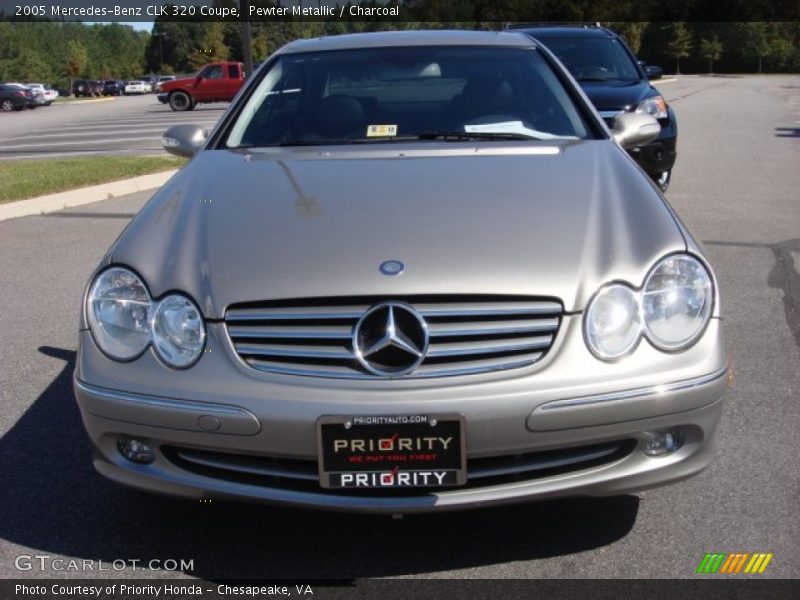 Pewter Metallic / Charcoal 2005 Mercedes-Benz CLK 320 Coupe