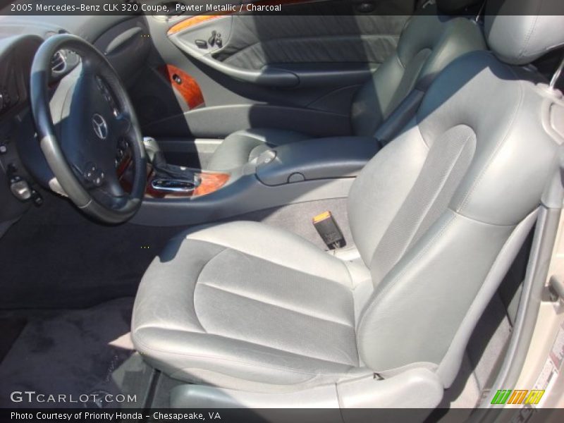 Pewter Metallic / Charcoal 2005 Mercedes-Benz CLK 320 Coupe