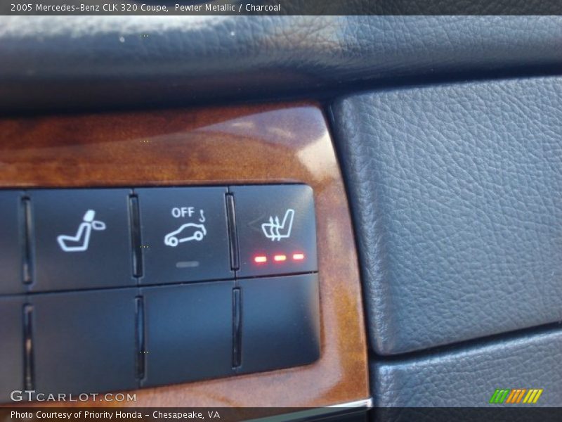 Pewter Metallic / Charcoal 2005 Mercedes-Benz CLK 320 Coupe