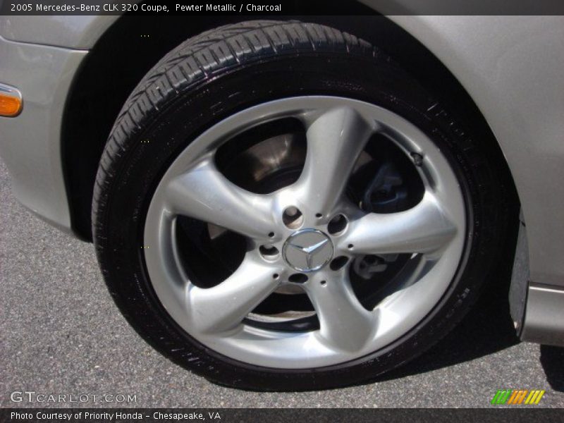Pewter Metallic / Charcoal 2005 Mercedes-Benz CLK 320 Coupe