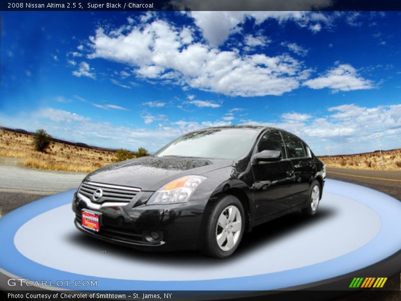 Super Black / Charcoal 2008 Nissan Altima 2.5 S
