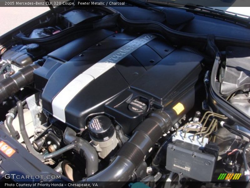 Pewter Metallic / Charcoal 2005 Mercedes-Benz CLK 320 Coupe